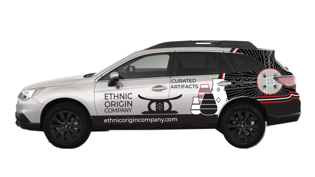 Car Wrap for Ethnic Origin Company